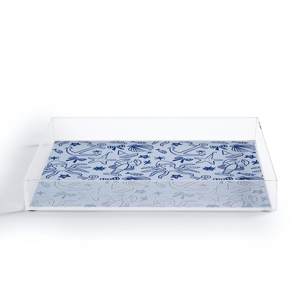 Design by Spark Marine Christmas Holiday Acrylic Tray