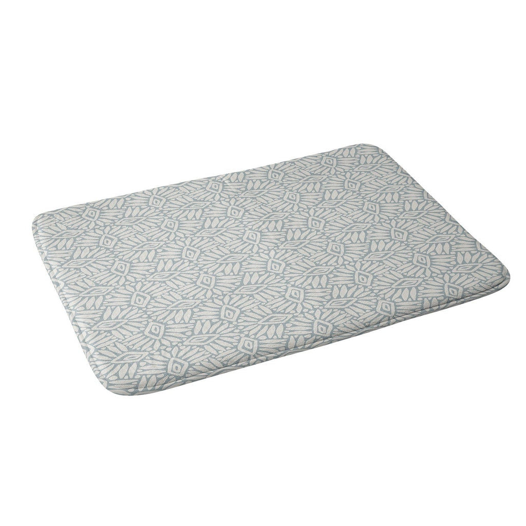 CoastL Studio Palm Ogee Memory Foam Bath Mat