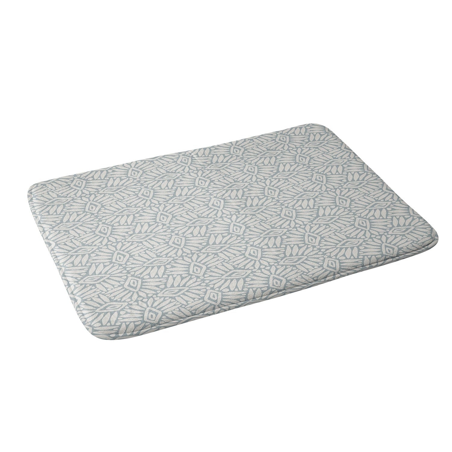 CoastL Studio Palm Ogee Memory Foam Bath Mat