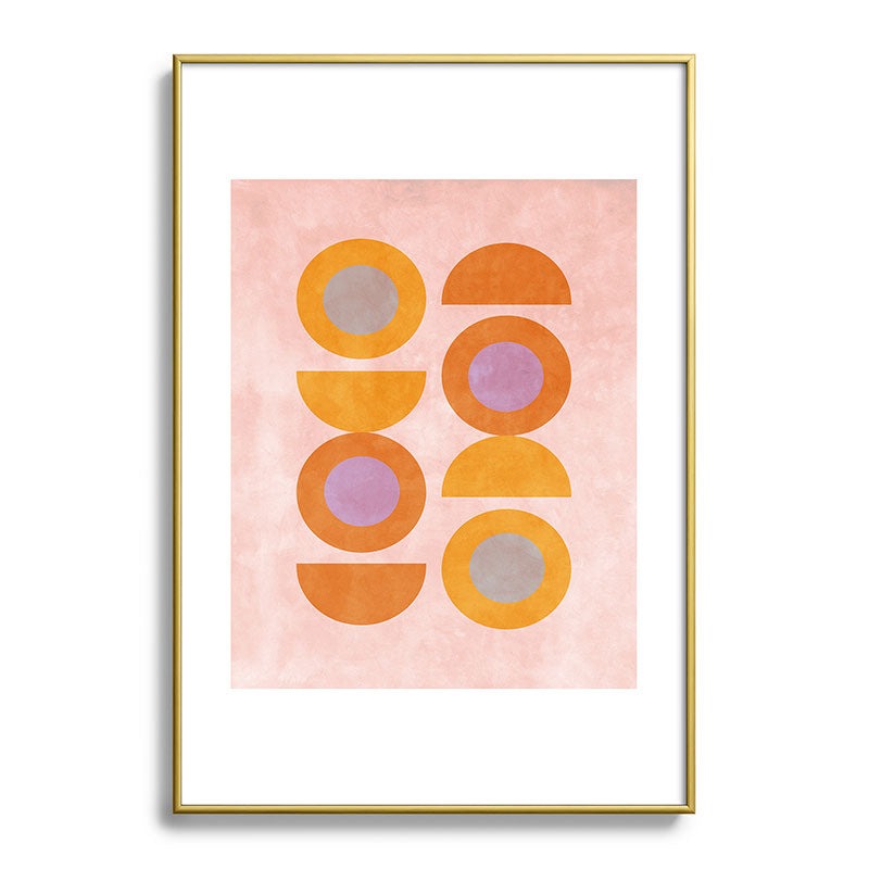 Mirimo Warm Balance Metal Framed Art Print