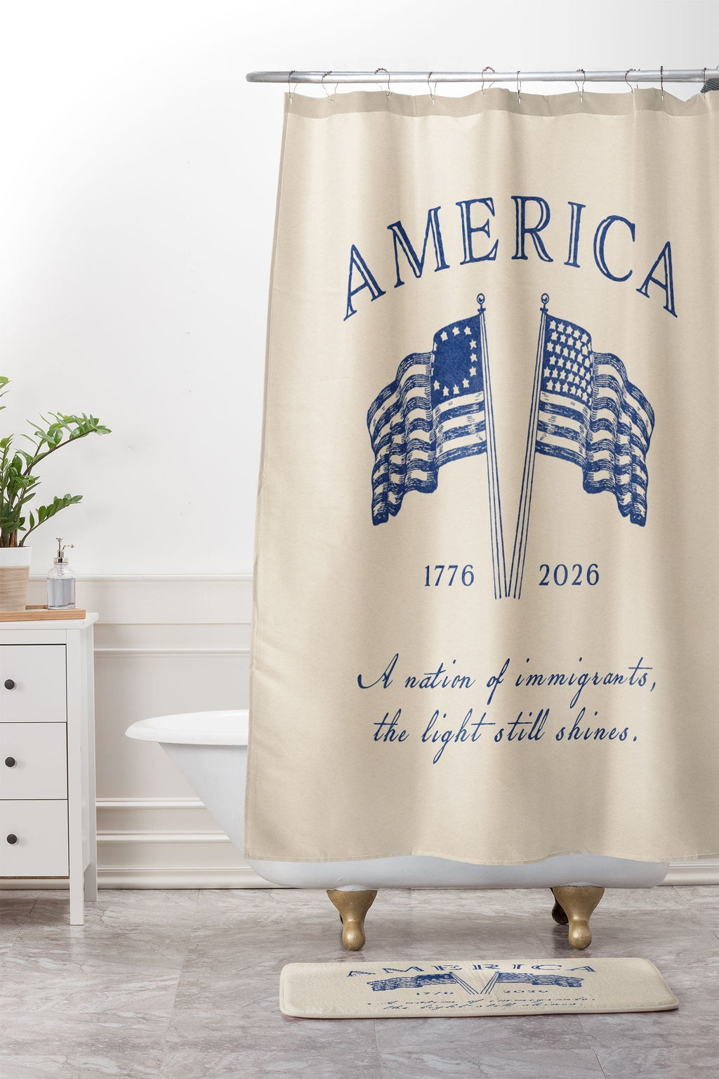 DENY Designs America250 Memory Foam Bath Mat