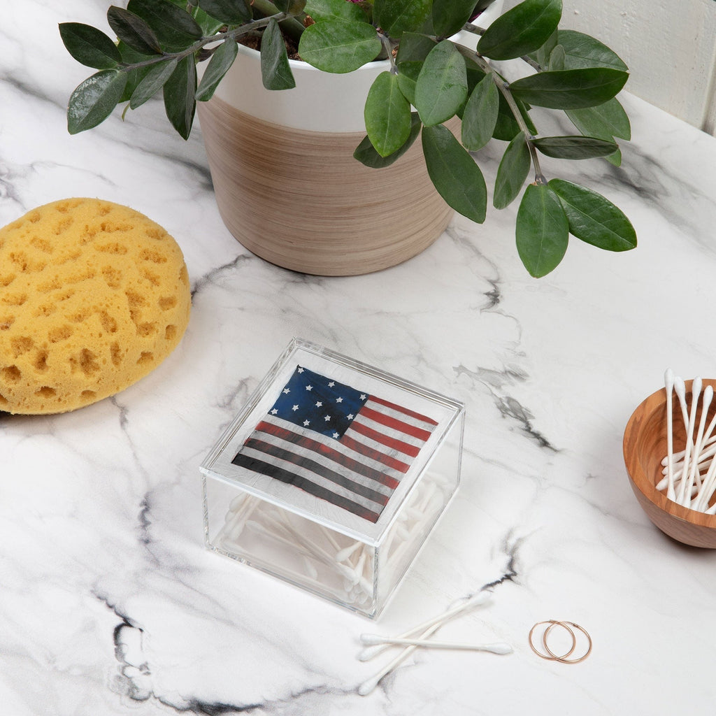 DENY Designs Flag Attributed to Elizabeth Schuyler Hamilton Acrylic Box