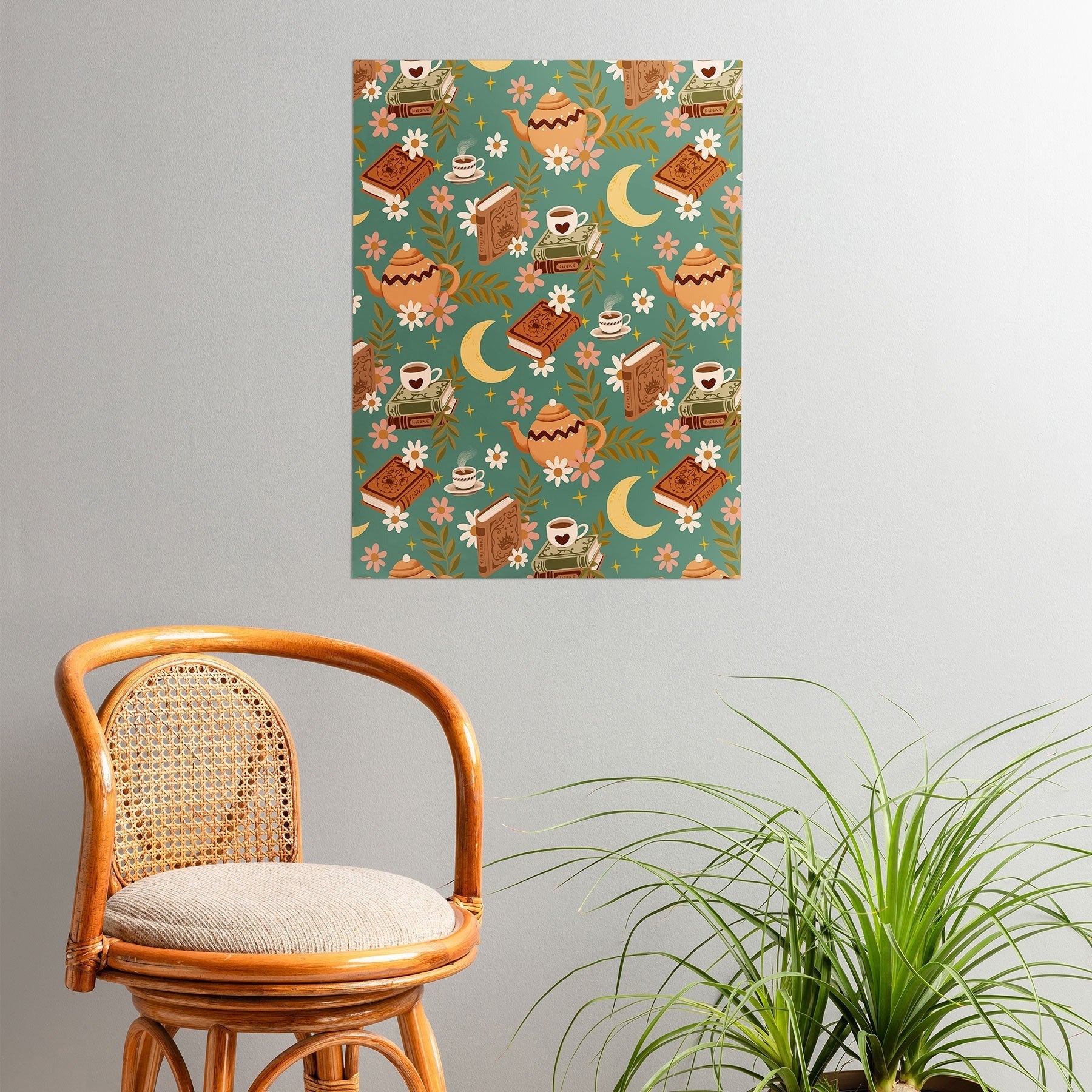 Avenie Moonlit Reading Nook I Poster