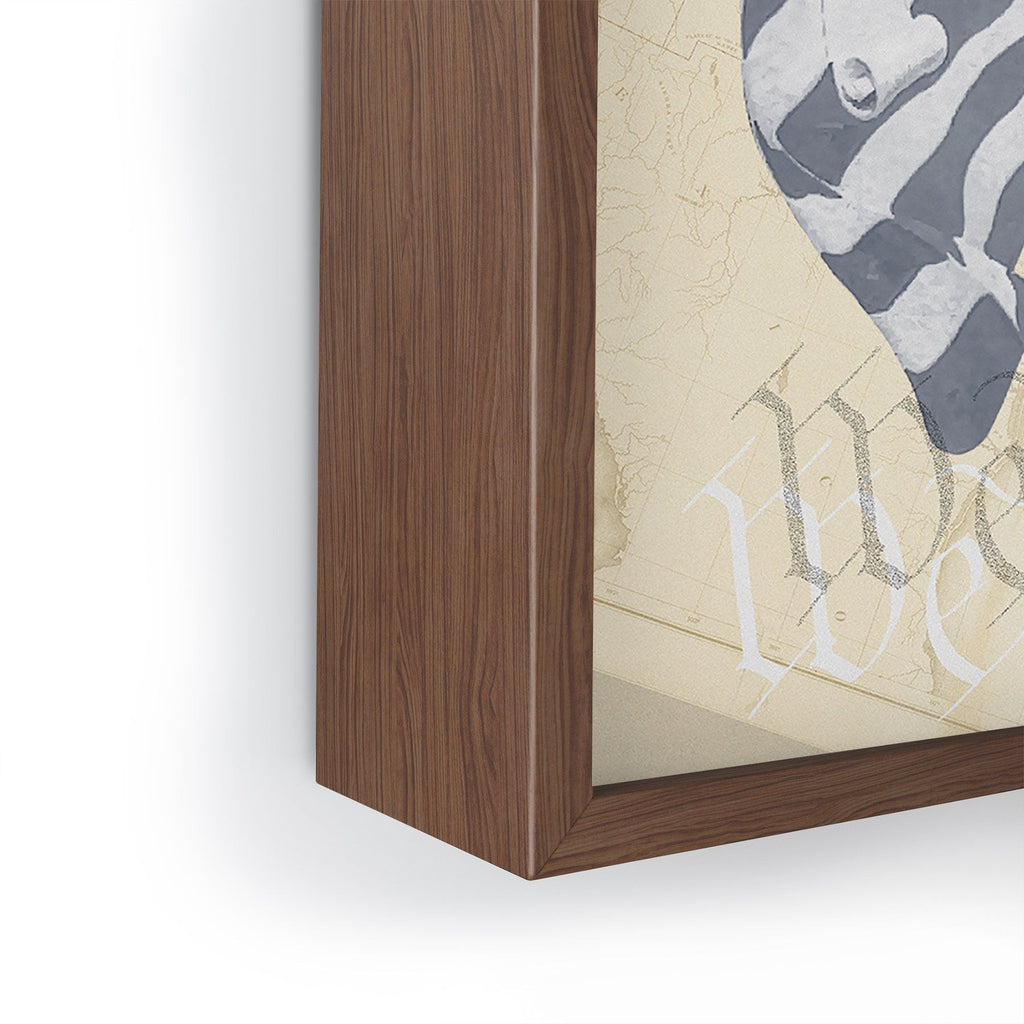DENY Designs Liberty and Justice Woman Framed Mini Art Print