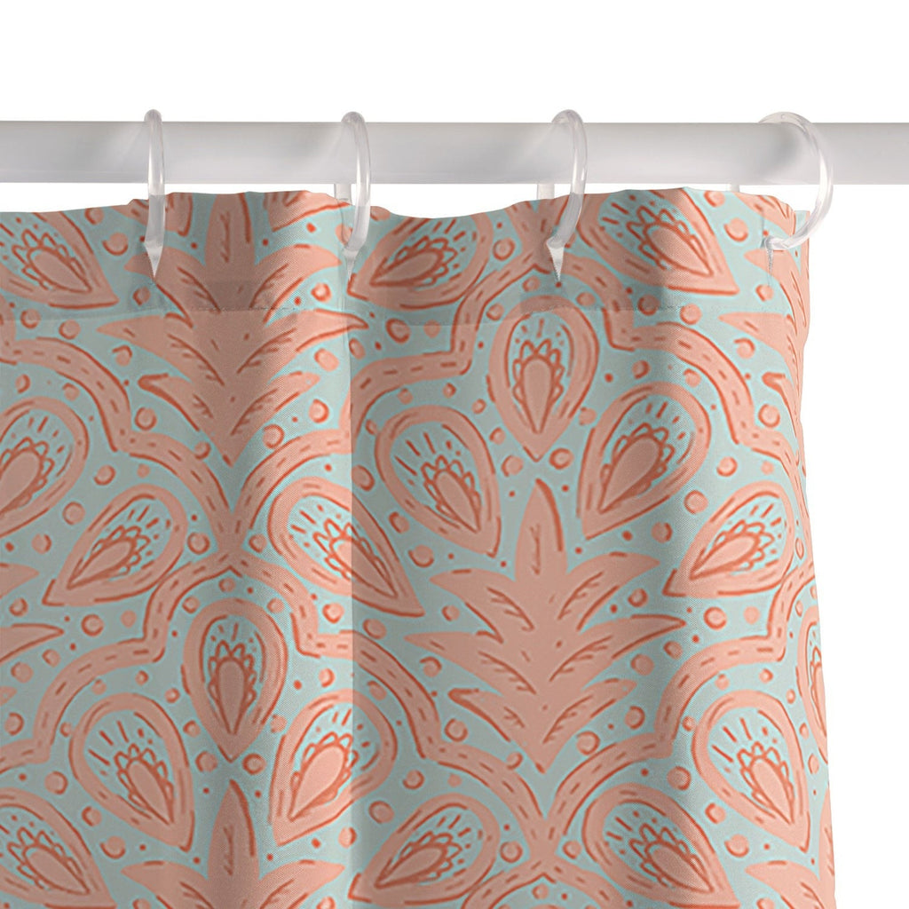 CoastL Studio Palm Scallop Shower Curtain