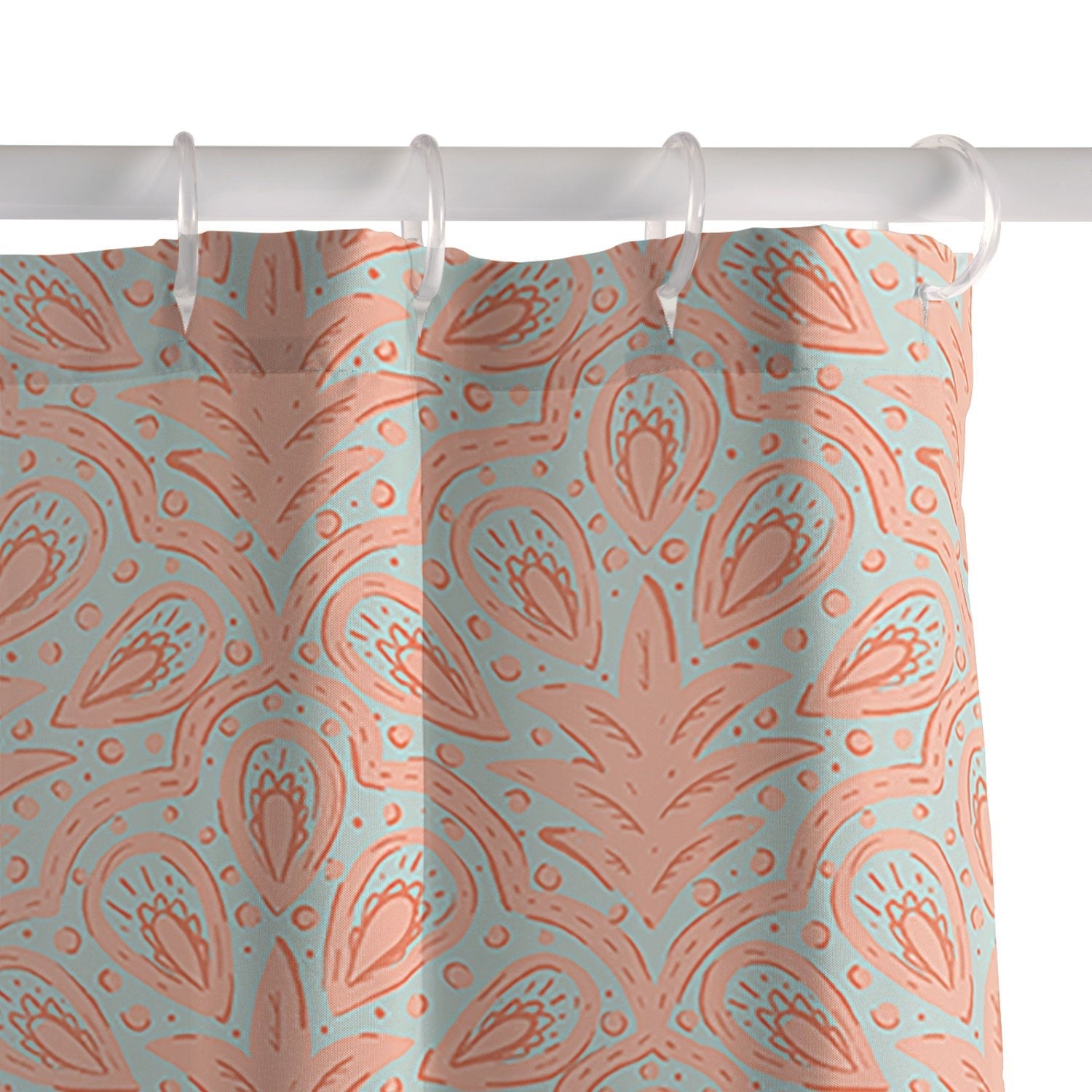 CoastL Studio Palm Scallop Shower Curtain