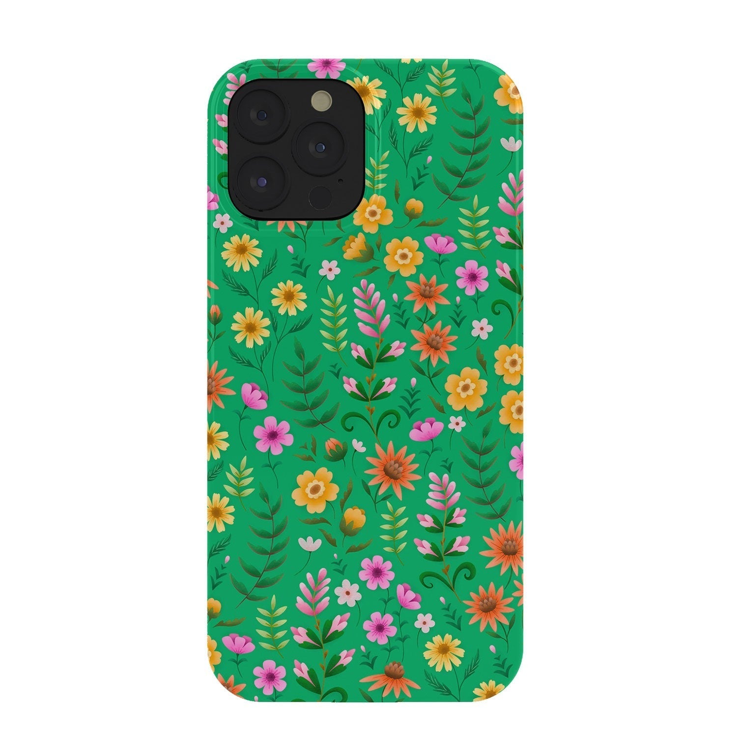 Pimlada Phuapradit Ditsy Spring Floral Green Phone Case
