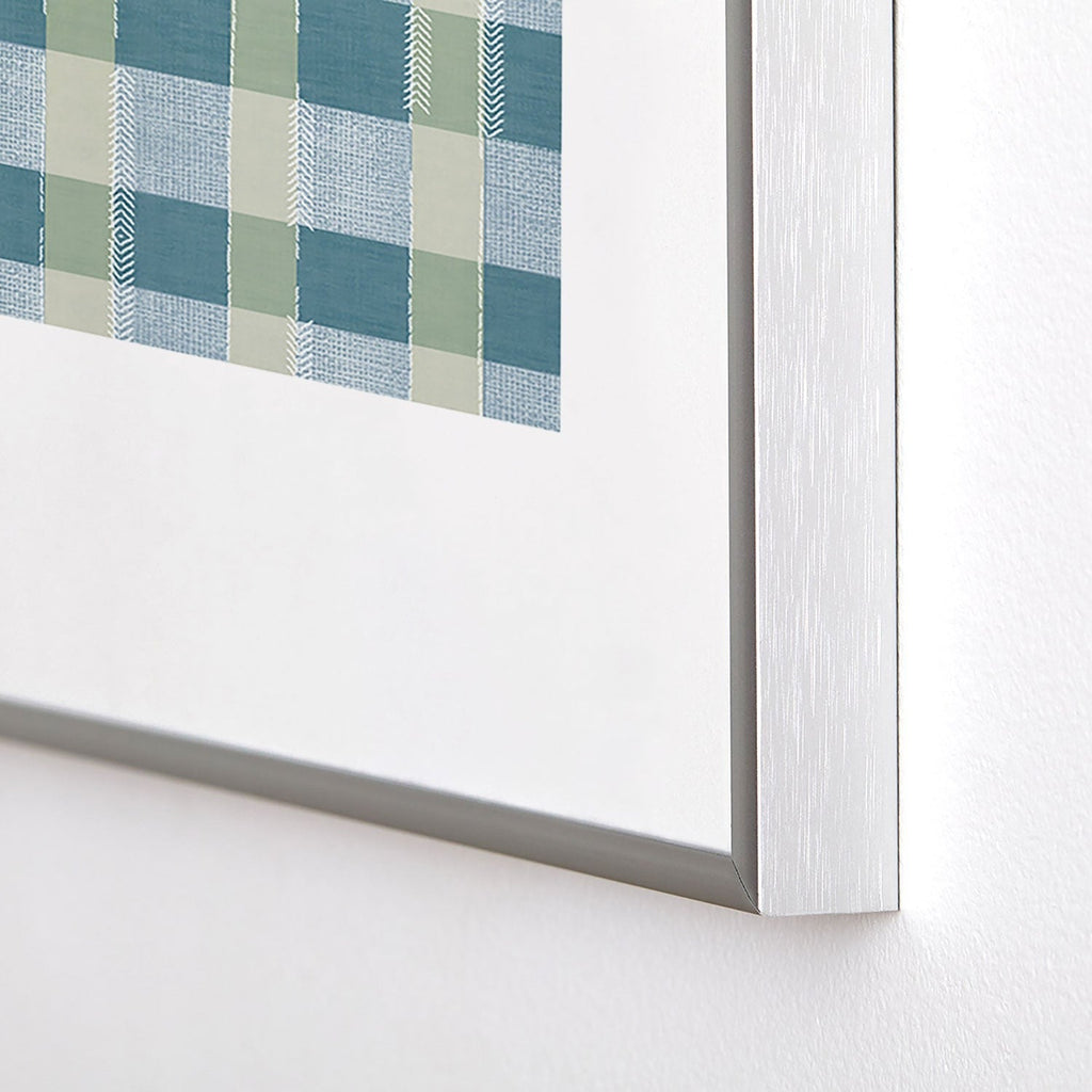 Marta Barragan Camarasa Country Style Checks Metal Framed Art Print