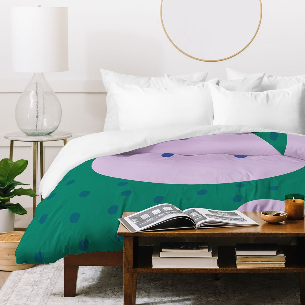 Camilla Foss Pebbles and Rabbit Duvet Cover