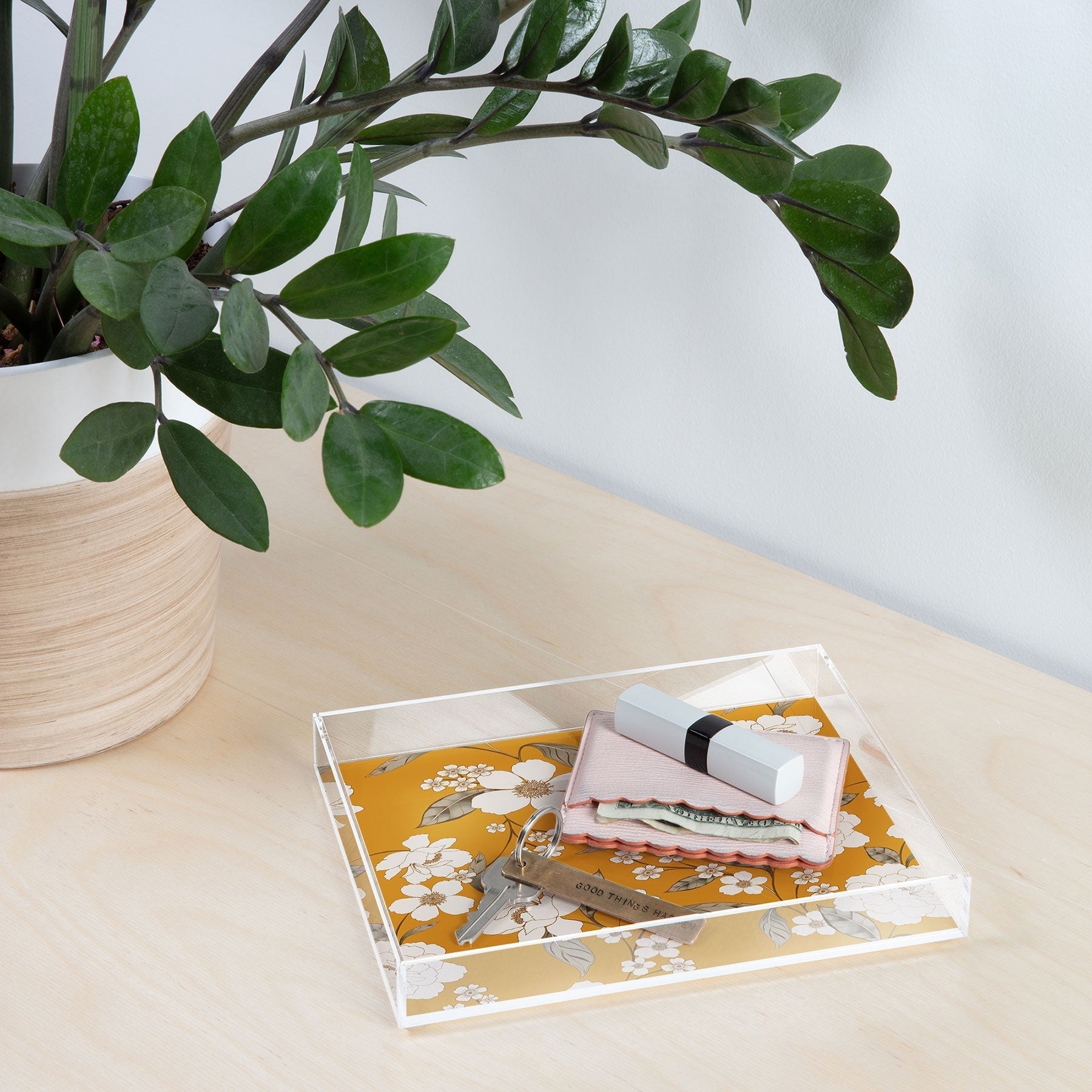 Gabriela Fuente Roberta Sunflower Acrylic Tray