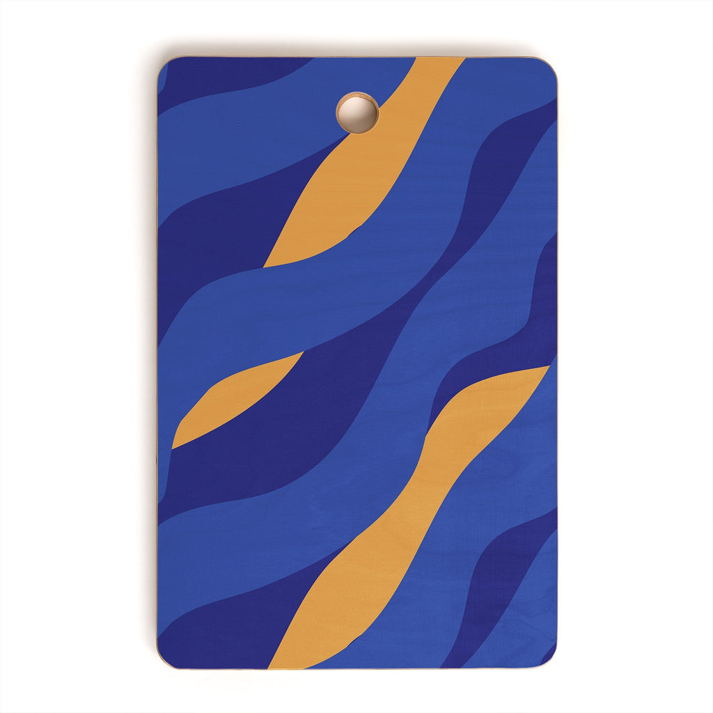 Camilla Foss Pebbles in Stream Cutting Board Rectangle