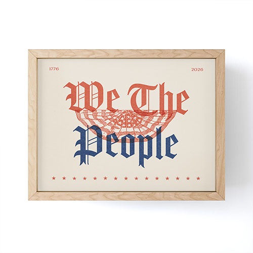 DENY Designs We The People ii Framed Mini Art Print