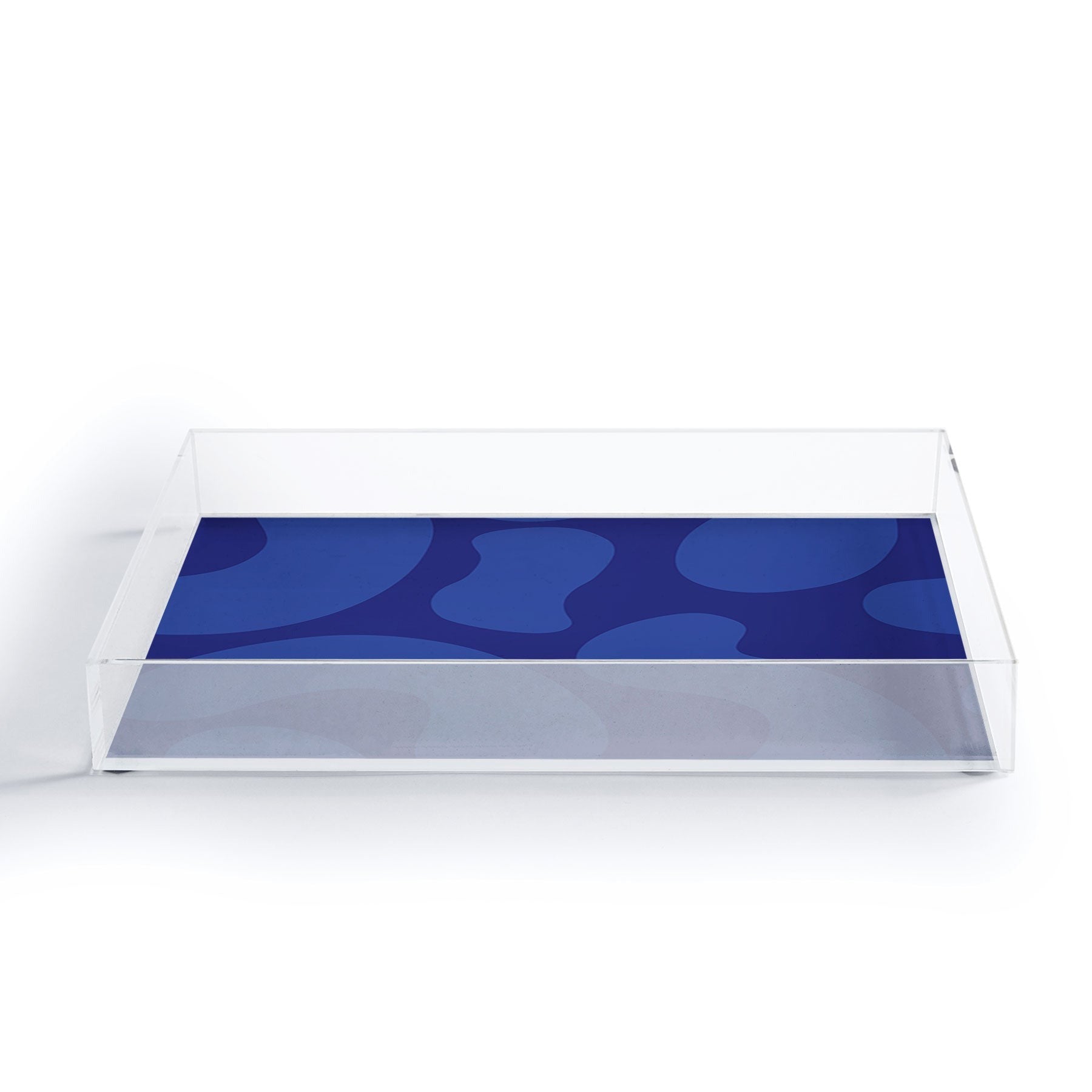 Camilla Foss Blue Pebble Acrylic Tray
