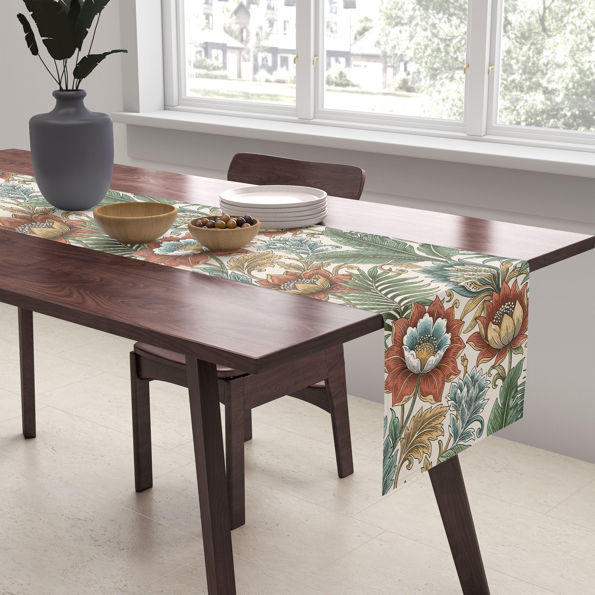 Marta Barragan Camarasa Retro Jungle Garden Table Runner