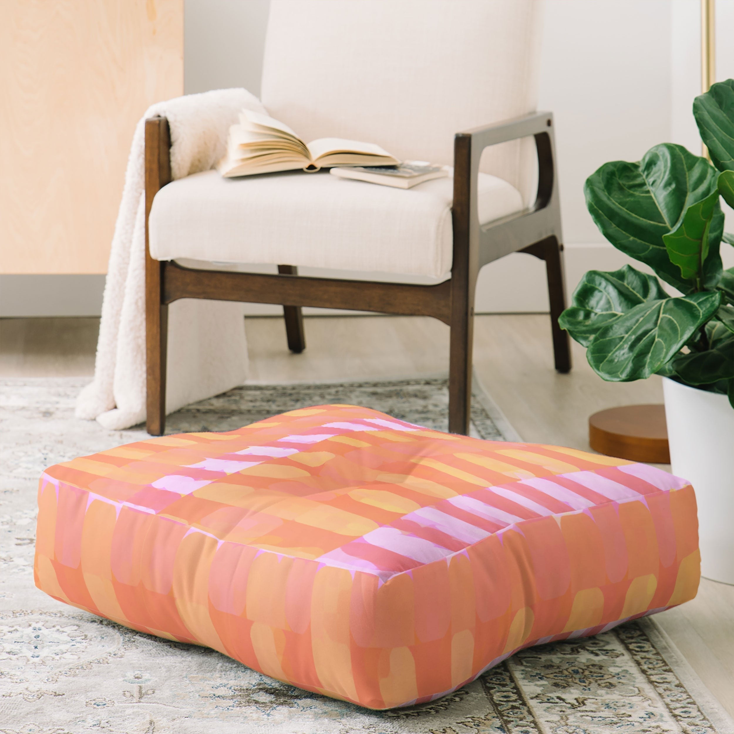 Mirimo Spring glare Floor Pillow Square
