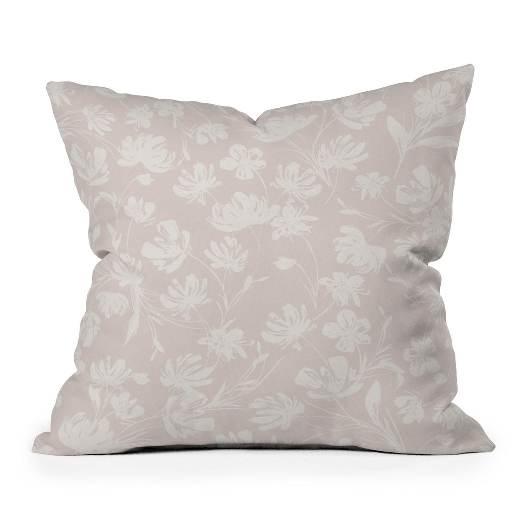 Gabriela Fuente Martine Neutral Outdoor Throw Pillow