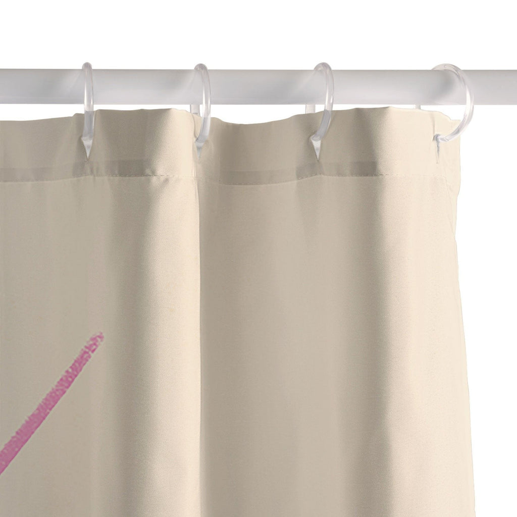 Little Om Celestial Sun cream Shower Curtain