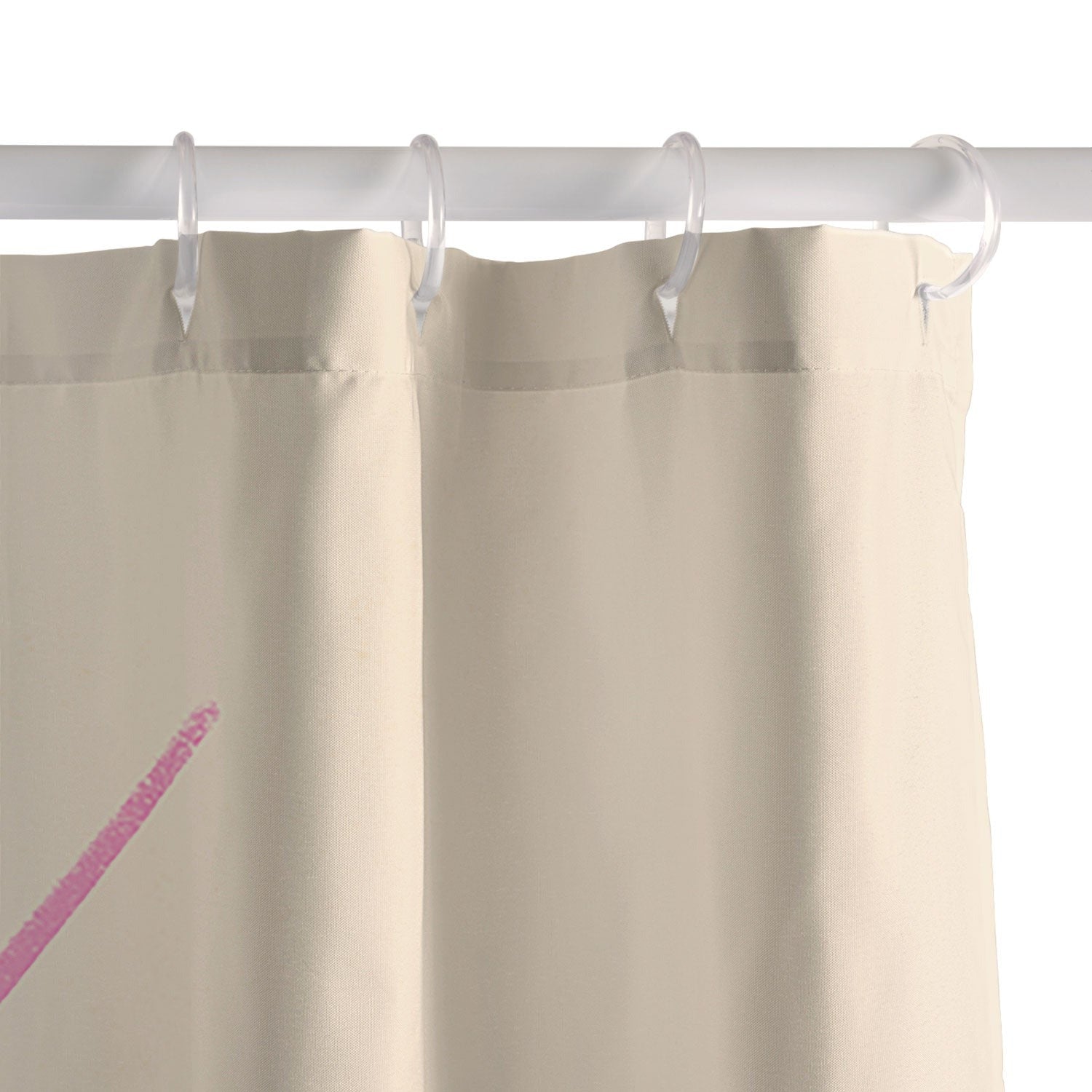 Little Om Celestial Sun cream Shower Curtain