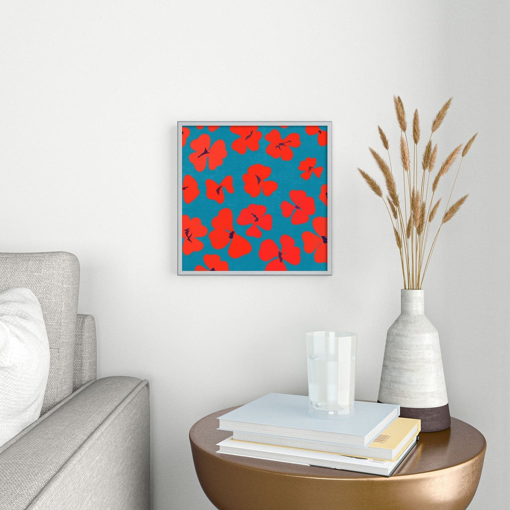 Garima Dhawan oxalis 1 Square Metal Framed Art Print