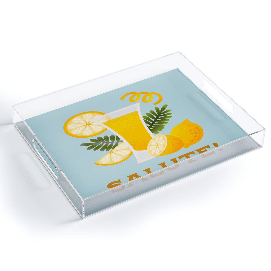 Jessica Molina Limoncello Cocktail Acrylic Tray