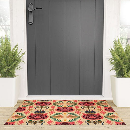 Design by Spark Tigress Queen Bee Welcome Mat