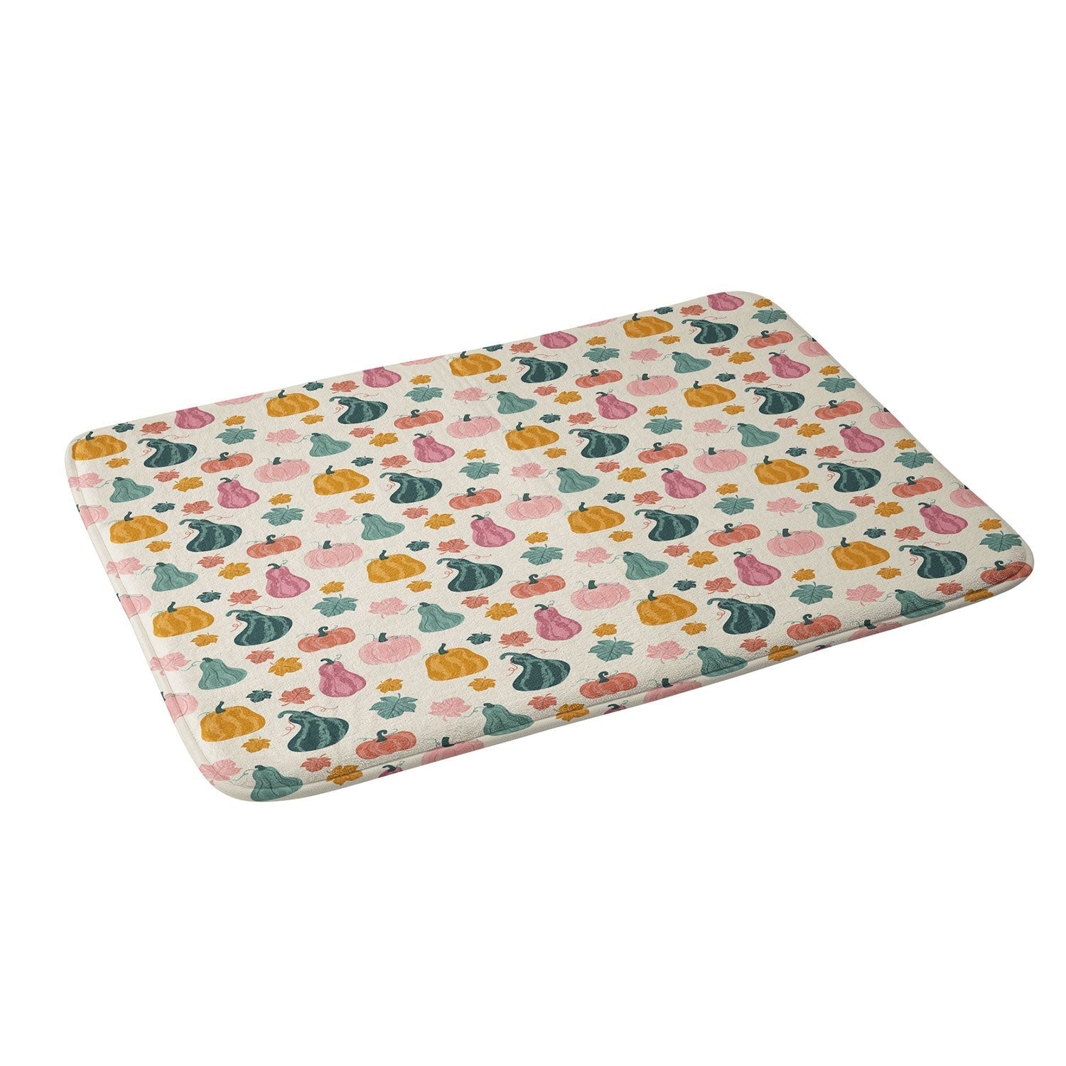 Design by Spark Gourdgeous Autumn Memory Foam Bath Mat