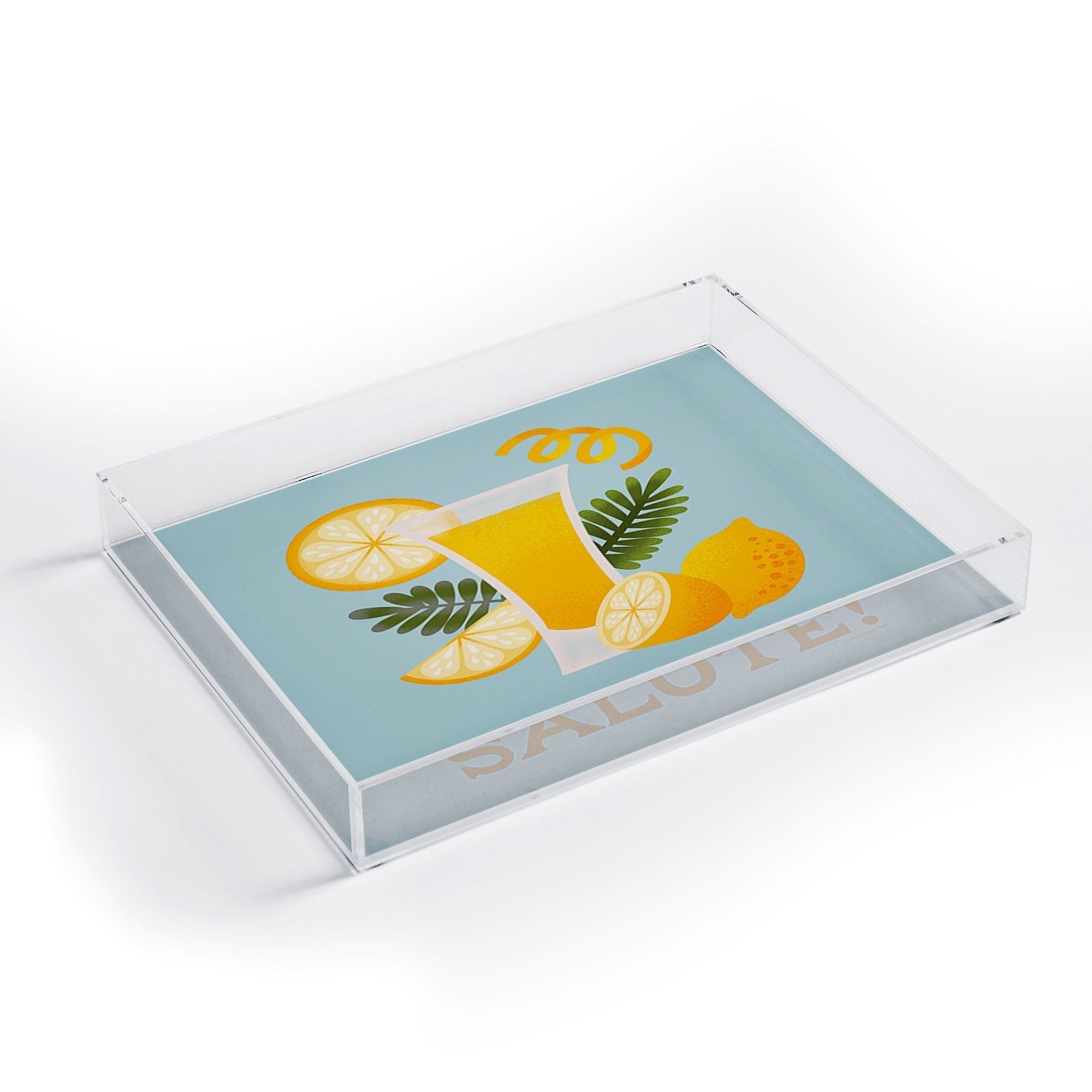 Jessica Molina Limoncello Cocktail Acrylic Tray