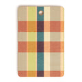 Marta Barragan Camarasa Retro Picnic Plaid Warm Tones Cutting Board Rectangle