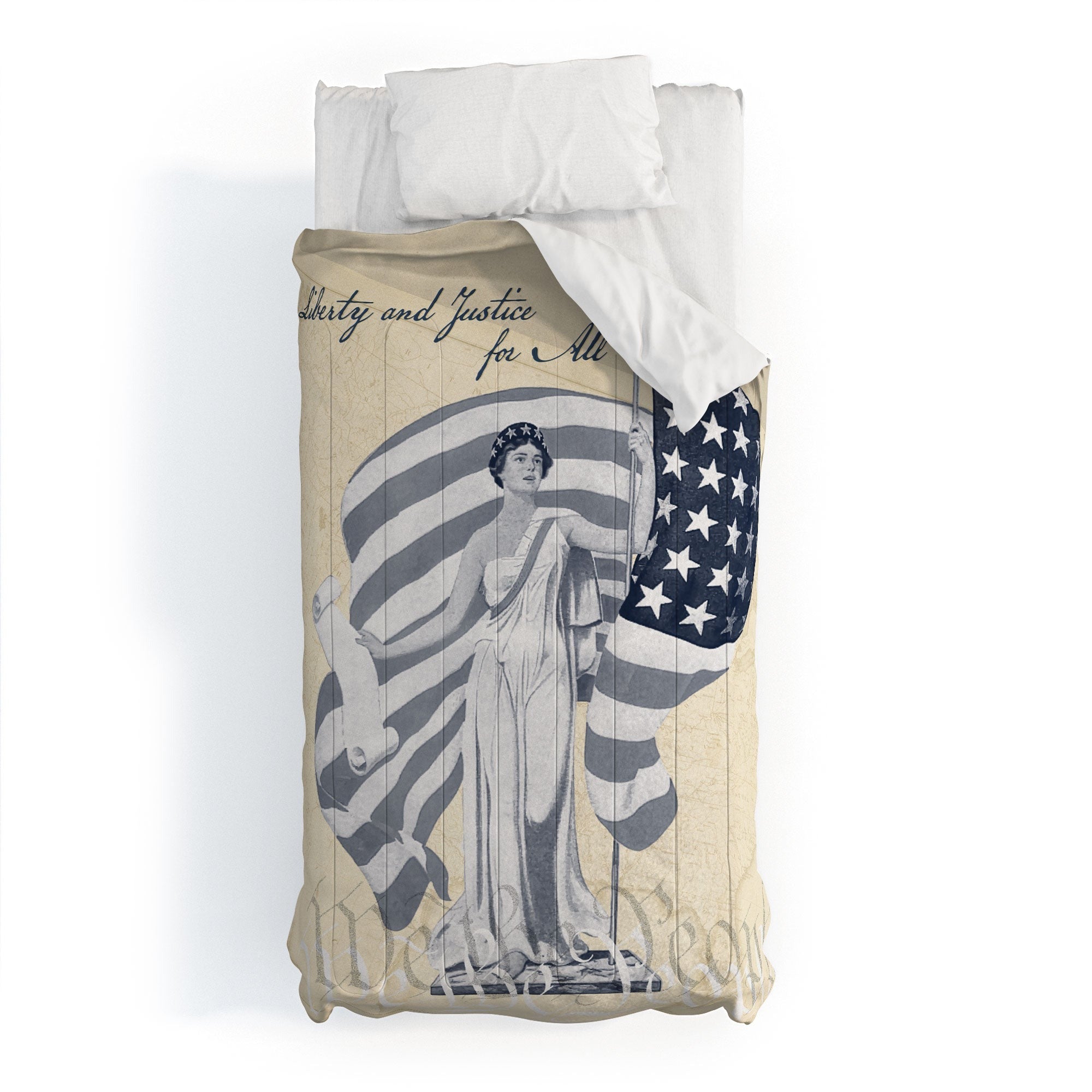 DENY Designs Liberty and Justice Woman Comforter