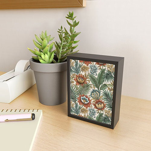 Marta Barragan Camarasa Retro Jungle Garden Framed Mini Art Print
