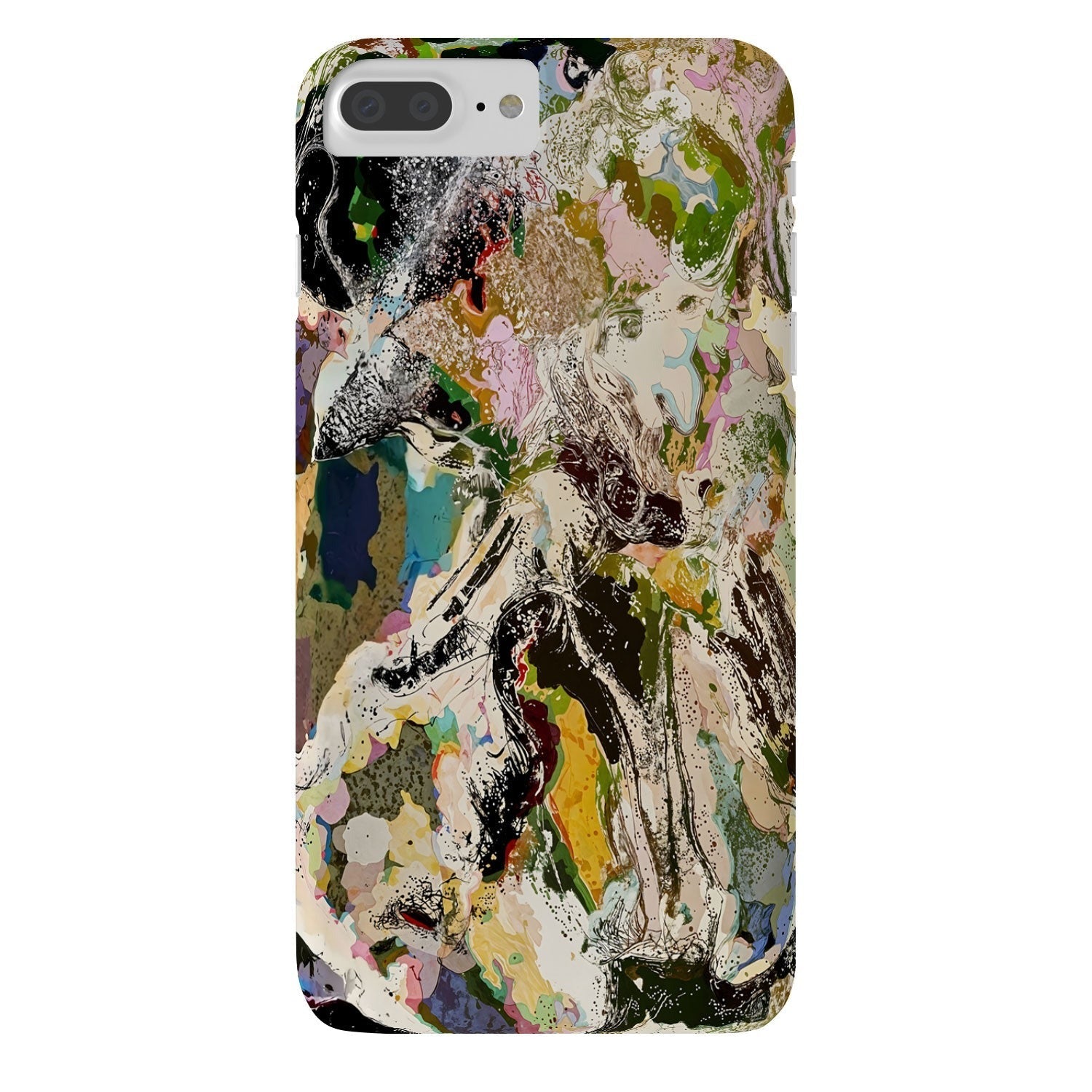 83 Oranges Echoes Beneath the Surface Phone Case