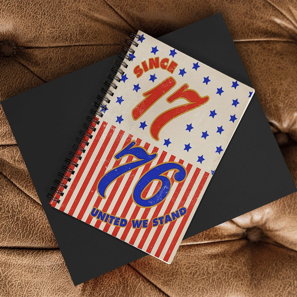 DENY Designs 1776 Stars Spiral Notebook