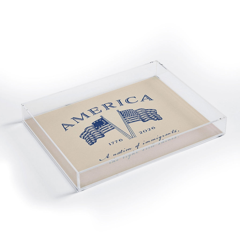 DENY Designs America250 Acrylic Tray