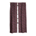Little Om Pattern Shooting Stars plum Blackout Window Curtain