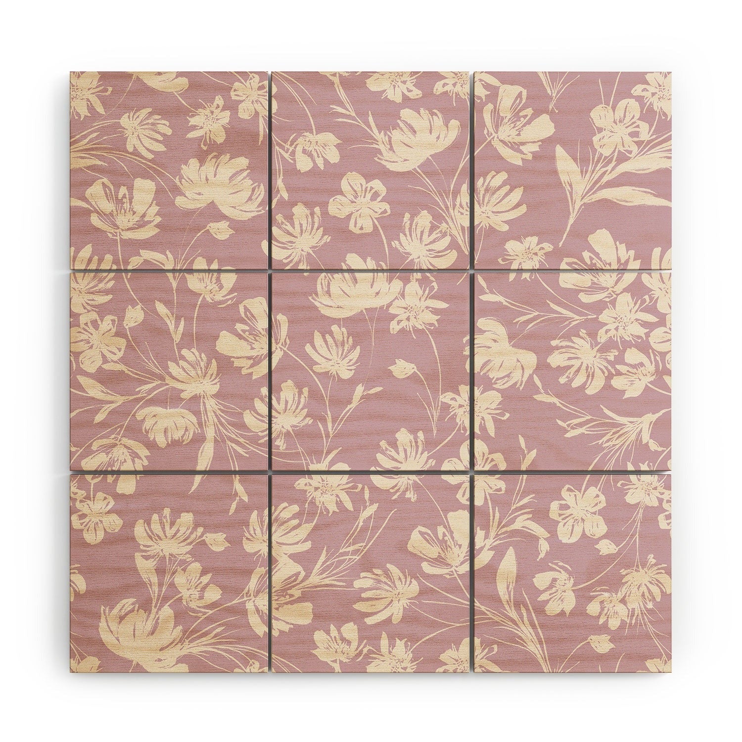 Gabriela Fuente Martine Lilac Wood Wall Mural
