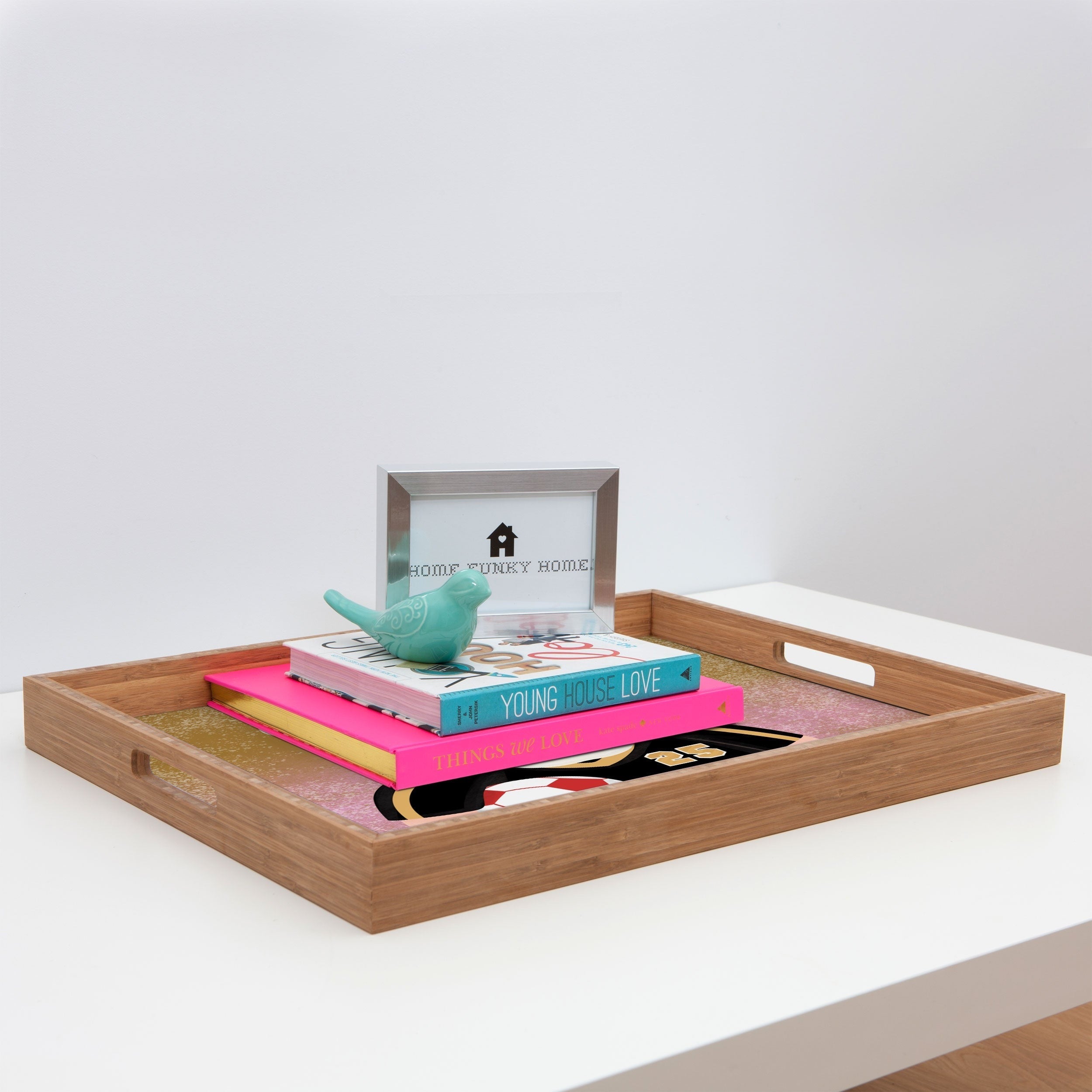 Design by Spark Sporty Soccer Santa Rectangular Tray