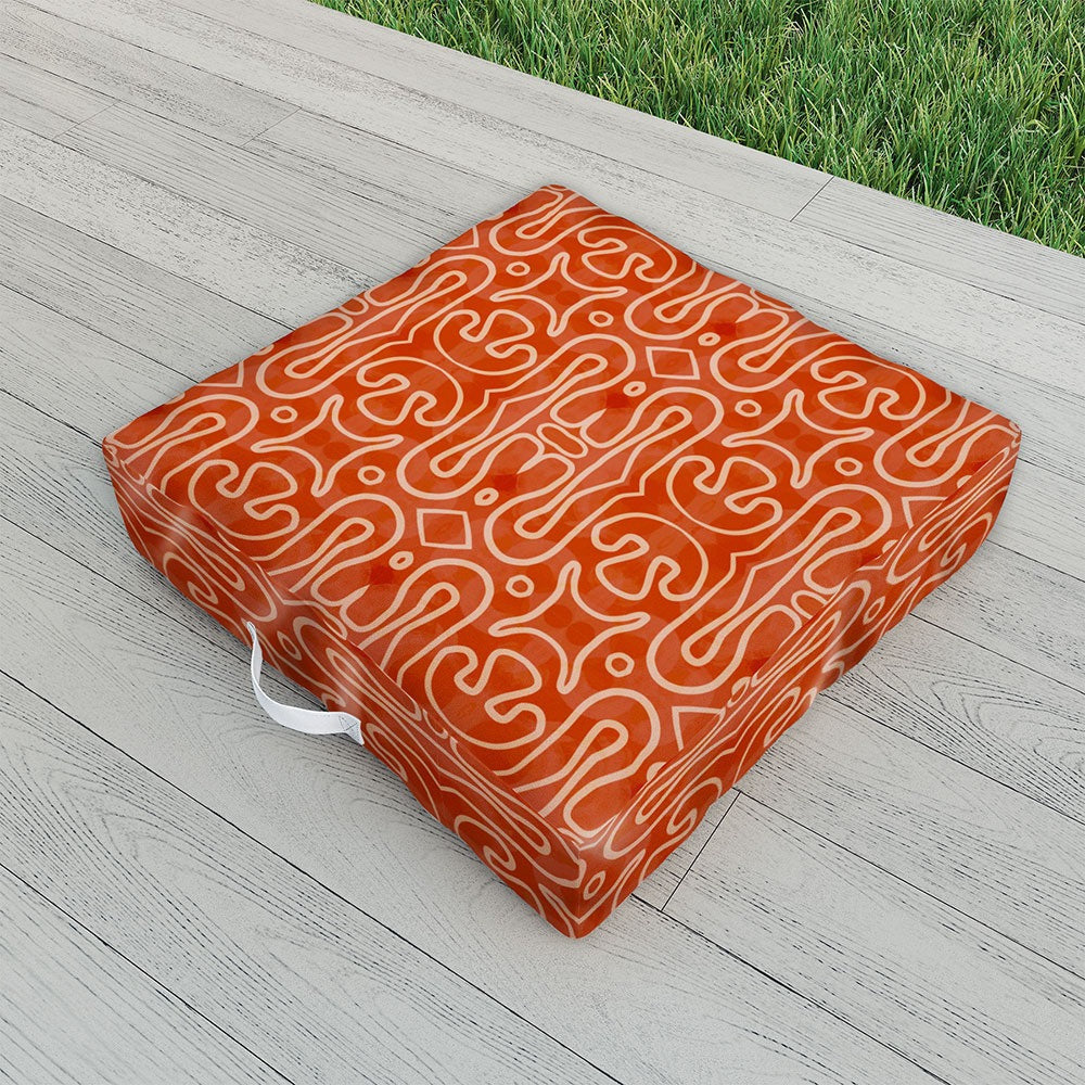 Mirimo Venexiana Burnt Orange Outdoor Floor Cushion