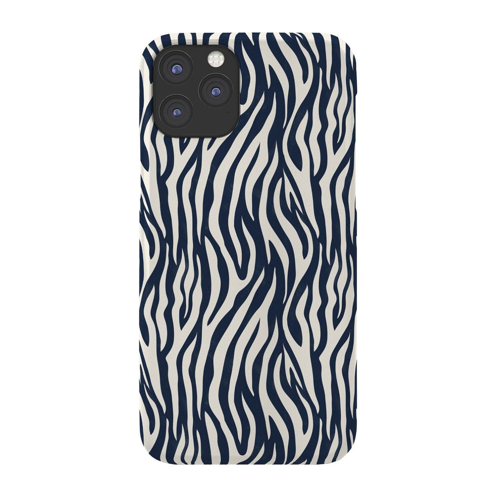 Avenie BR Navy Tiger Stripes Phone Case