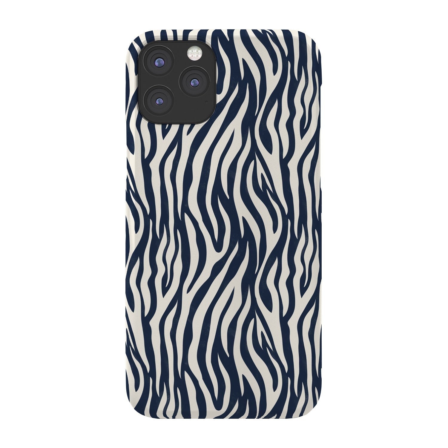 Avenie BR Navy Tiger Stripes Phone Case