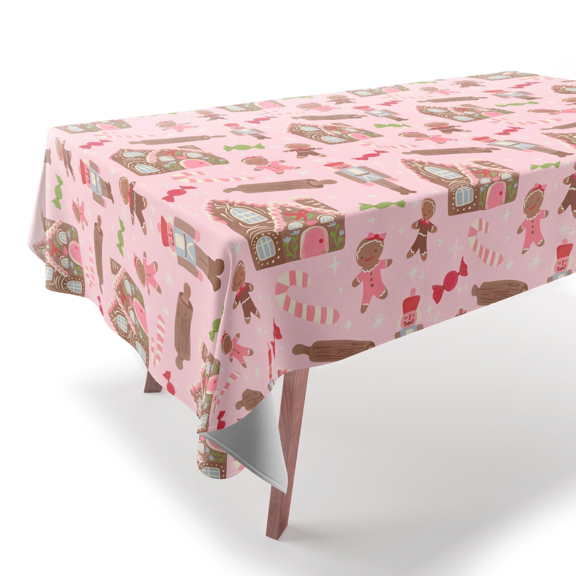 carriecantwell Sweet Christmas Holidays Tablecloth