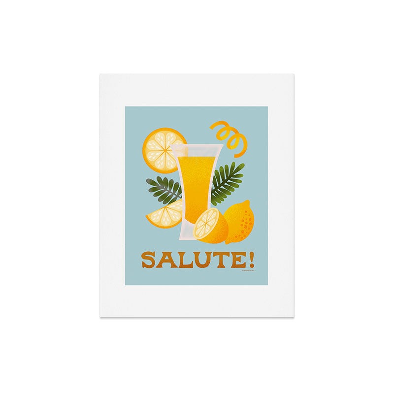 Jessica Molina Limoncello Cocktail Art Print