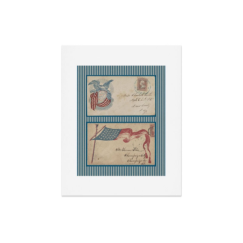 DENY Designs Civil War Envelopes Art Print