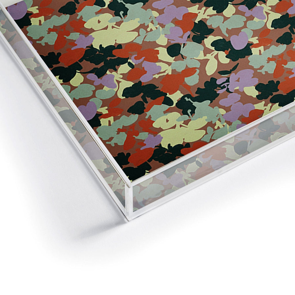 Marta Barragan Camarasa Retro Bloom Medley Acrylic Tray