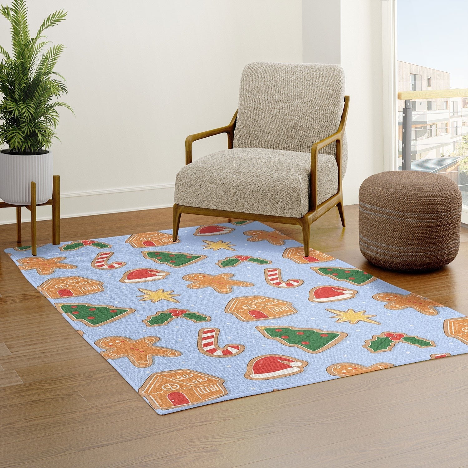 Love_Ryming Christmas Cookies Area Rug