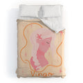 Little Om Zodiac Sign Virgo Duvet Cover