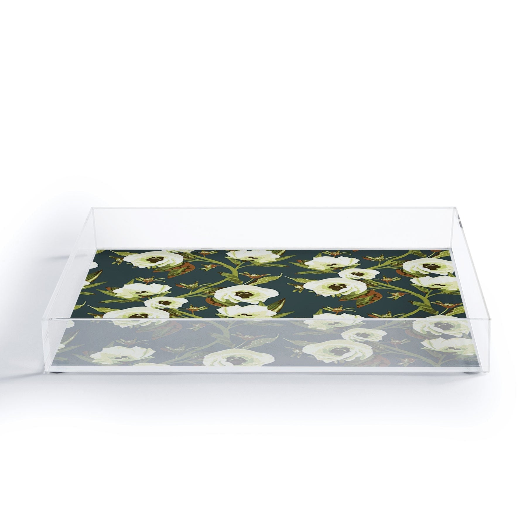 ThirtyOne Illustrations Circa in Olive Acrylic Tray