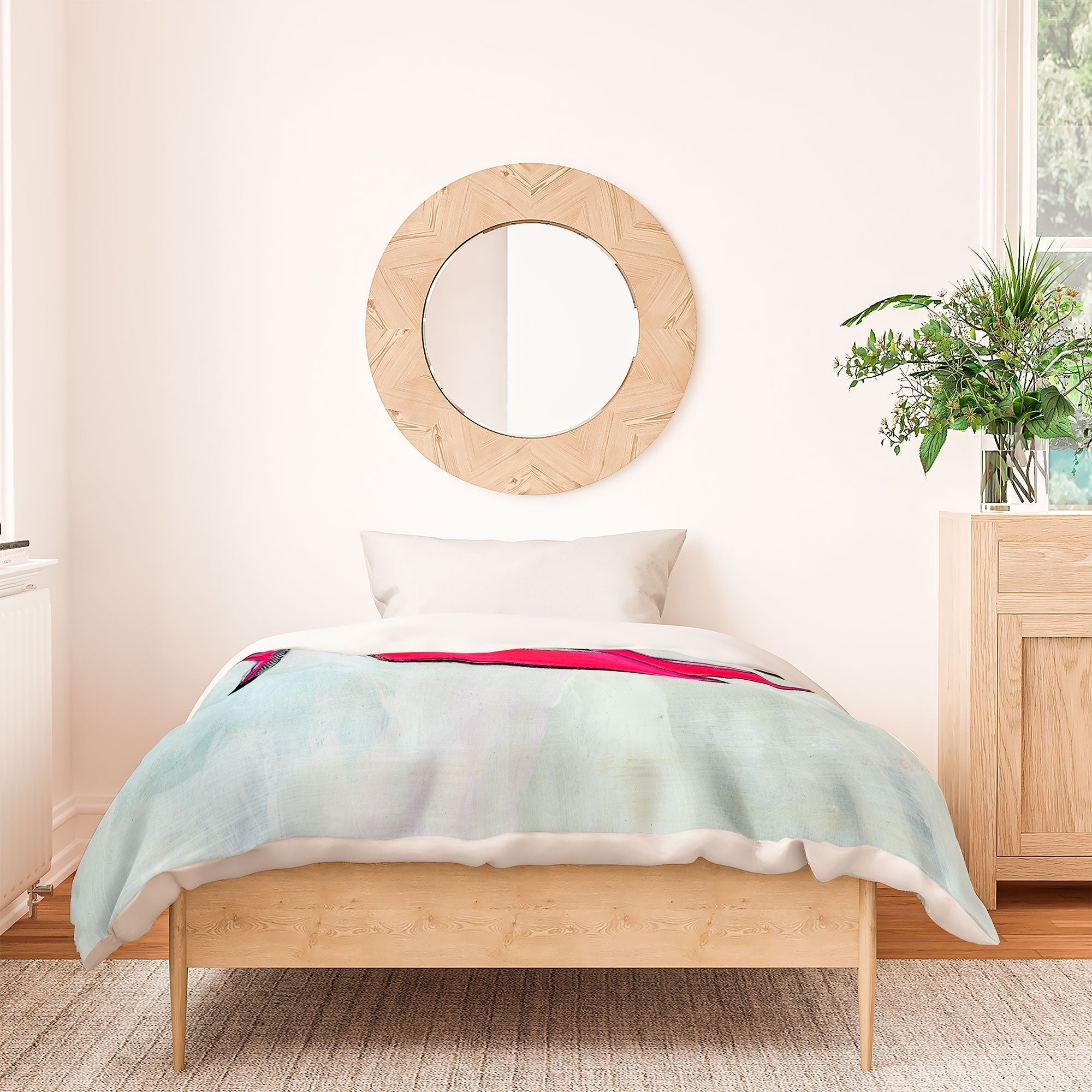 Sophia Buddenhagen Neon Walk Duvet Cover