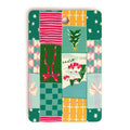 LouBruzzoni Cozy Christmas Patchwork Cutting Board Rectangle