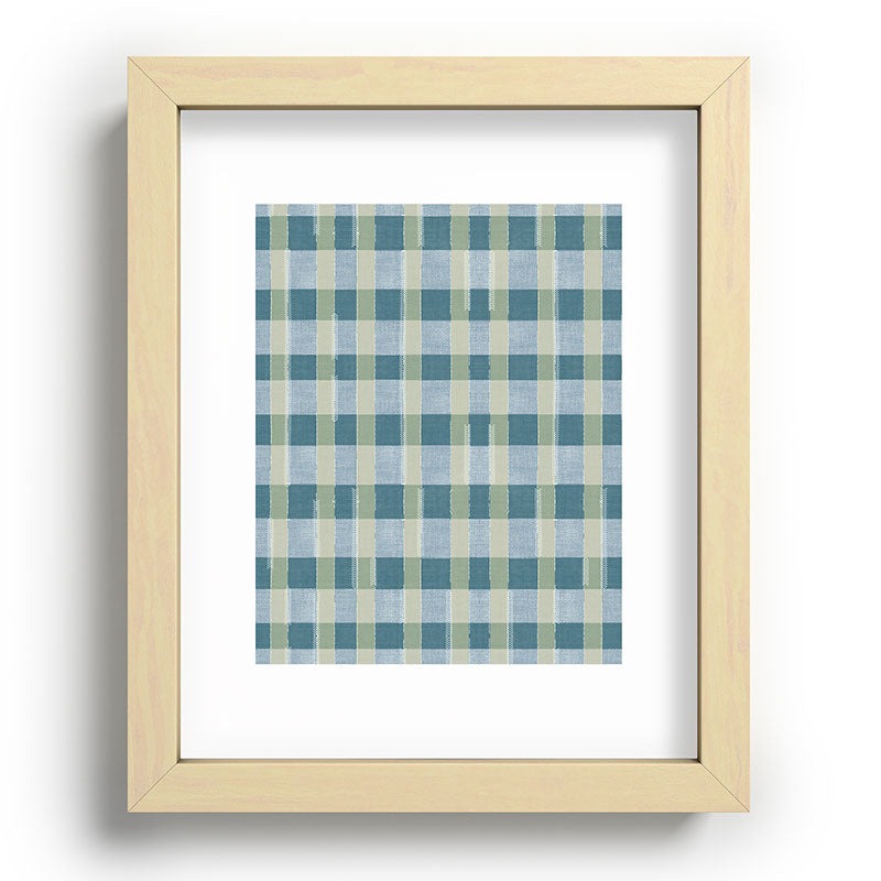 Marta Barragan Camarasa Country Style Checks Recessed Framing Rectangle