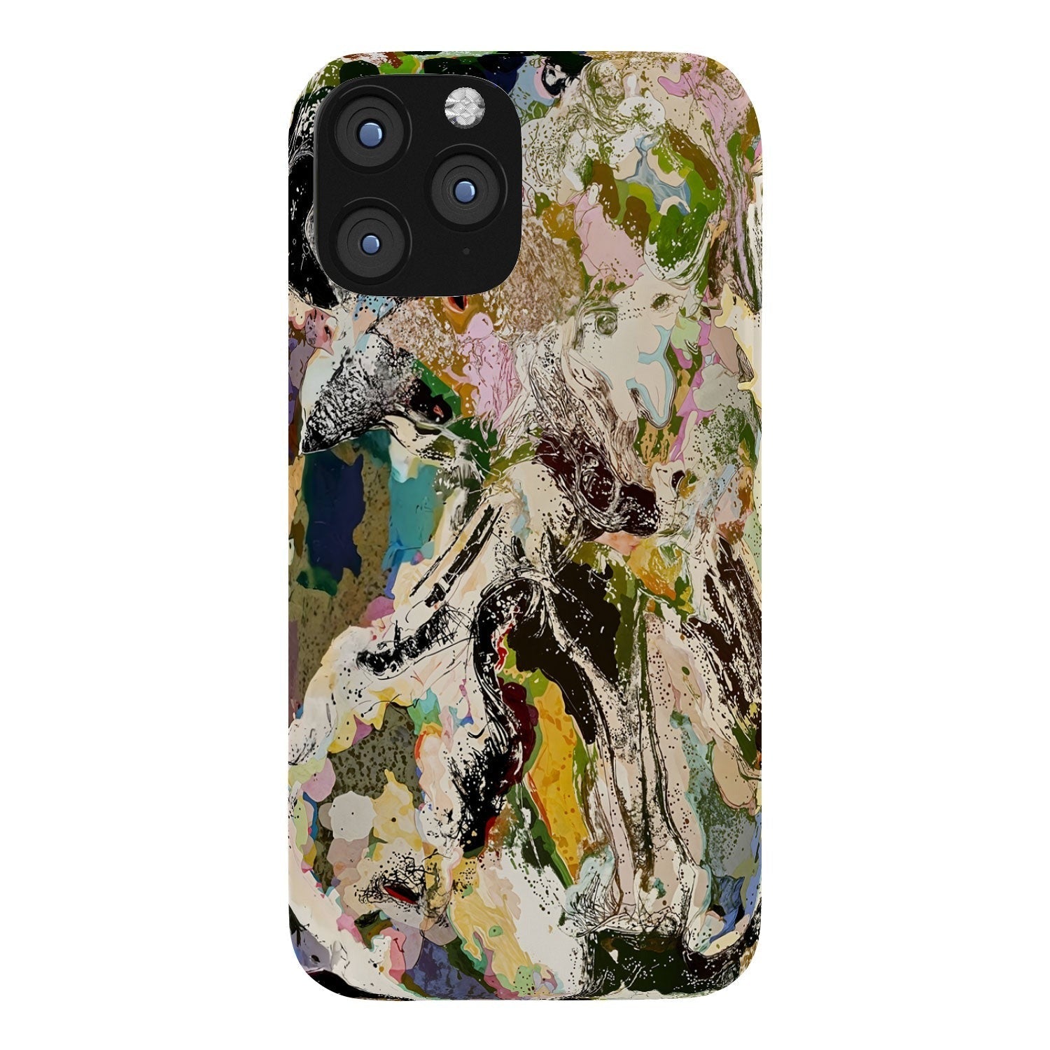 83 Oranges Echoes Beneath the Surface Phone Case